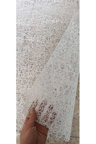 140 X 300 Cm Silinebilir Lüks Masa Örtüsü Şeffaf Hasır Desen Beya Çok Renkli