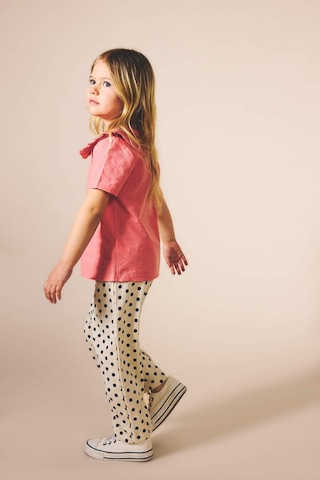 Defacto Wıde Leg Krinkıl Puantiyeli Pantolon Kız Bebek H4275a526smer117 Ekru-er117