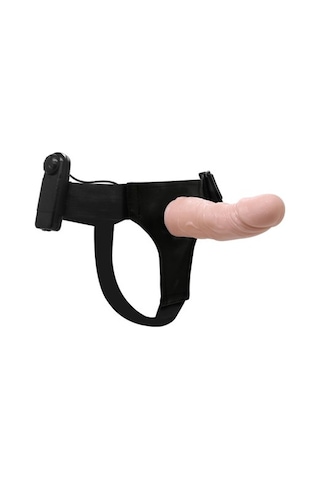 Odins Shop 6 CM Dolgulu İçi Boş Titreşimli Belden Bağlamalı Protez Kumandalı Vibratör