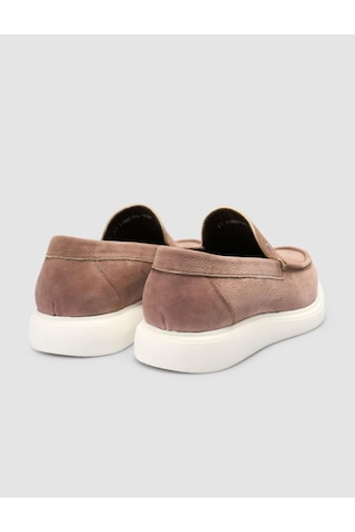 Cabani Taba Nubuk Erkek Loafer Ayakkabı Taba