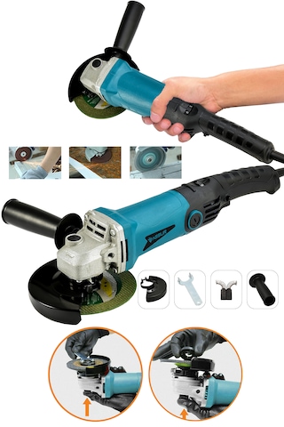 Assur ASR301 125 MM 1200W Avuç Taşlama Mavi