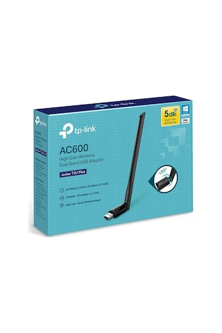 Tp-link Archer T2u Plus Ac600 600 Mbps Dualband Antenli Usb Wireless Adaptör