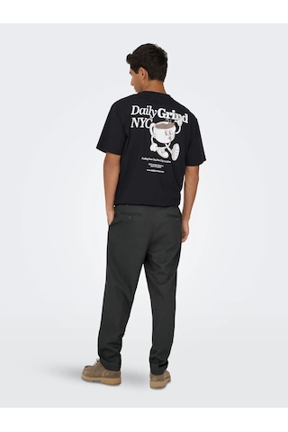 Only & Sons Erkek Chino Siyah Pantolon - 22035160