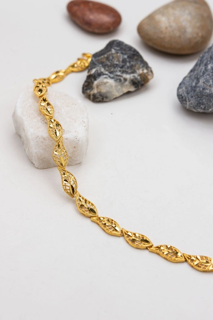 22 Ayar Defne Kadın Altın Bileklik Xqbl462 Altın