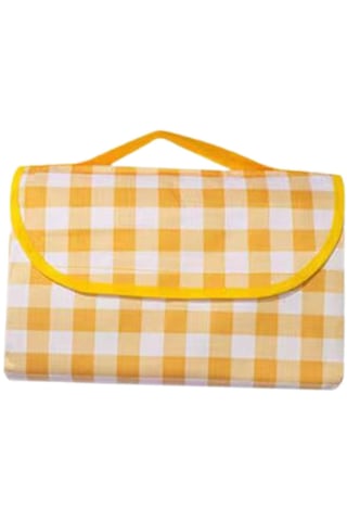 Homyl Piknik Battaniyesi Hafif Xl Boyut 200cmx200cm Park Sarı Sarı