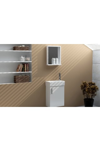 Ece Banyo Slim Smart 45 Cm Banyo Dolabı Seti 22Sss001045E