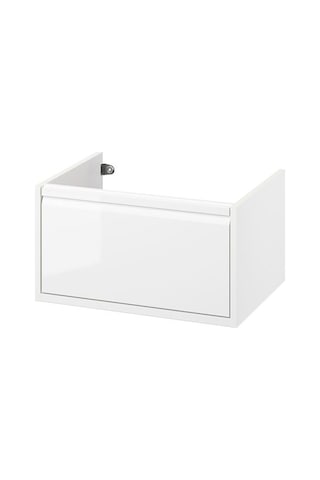 Ikea Ängsjön Lavabo Dolabı, Parlak Cila Beyaz, 60x48x33 Cm, 1 Çekmeceli