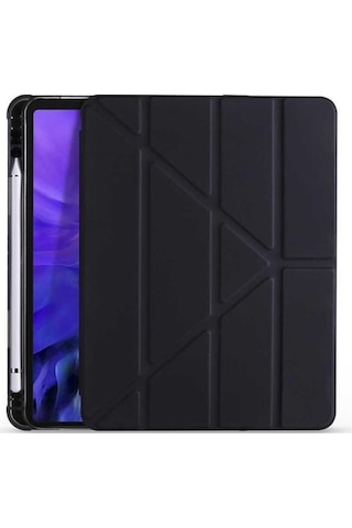 Ceponya Apple Uyumlu iPad Air 4 Kılıf 10.9 4 Nesil 2020 Kalem Bölmeli Sm