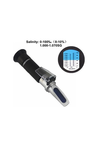 0 10% 1.000-1.070sg Tuzluluk Refraktometre Deniz Suyu Tuzluluk Ölçer Optik Aletler