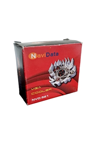 Navidata Nvd-521 Ekran Kartı Fanı Geçmeli Kare Soğutucu Vga Sessi