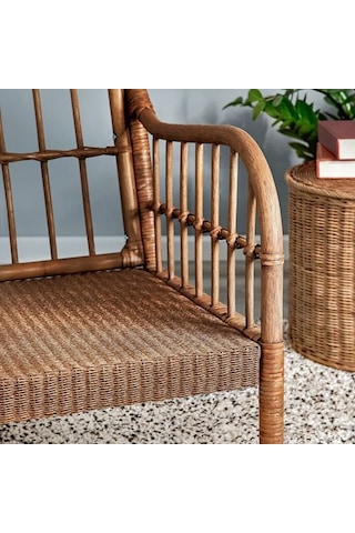 Ikea Holmsta Rattan Koltuk, Rattan Çok Renkli