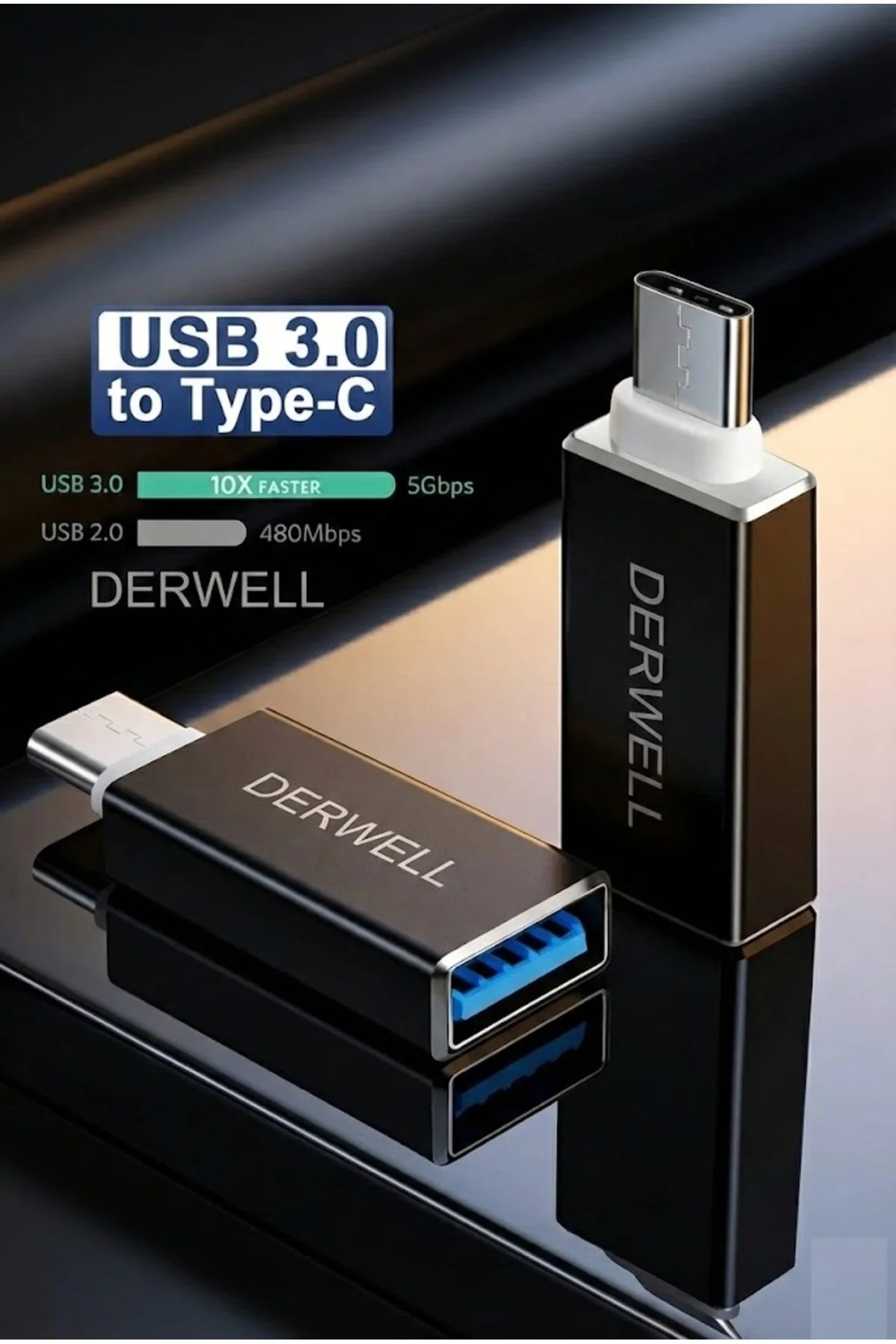 Type C Usb 3.1 To Usb 3.0 Şarj Data Çevirici Dönüştürücü Adaptör Data Cable Otg Adapter