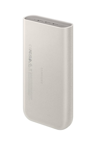 20000 Mah 45 Watt Powerbank, Hızlı Şarj, Pd 2.0, 3 Çıkışlı, Kablo Dahil, Bej, 2024 Model