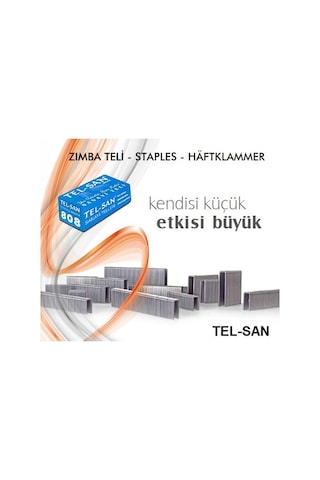 Telsan Zımba Teli Havalı Tabanca Çakma Teli 80/10