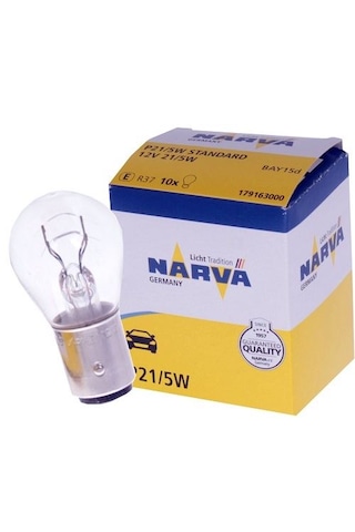 Fren Ve Stop Ampülü Narva 12v 21/5w Çift Duy Şaşı Tırnak