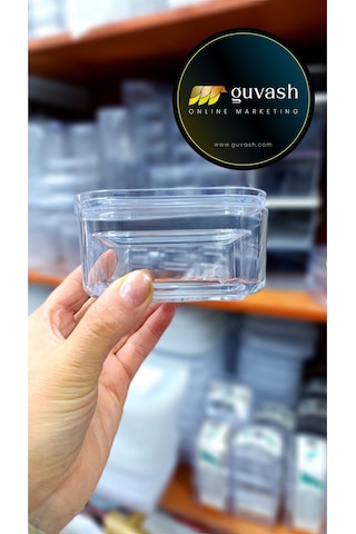 4'lü Kahvaltılık Kabı Mükemmel Sunum Şeffaf