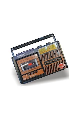 Nostaljik Polygold Radyo Kaset Mp3 Çalar Wıreless Usb Tfcart