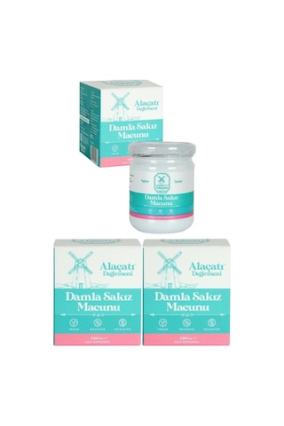 Alaçatı Değirmeni Damla Sakızlı Macun 3 X 240 Gr 3'lü Paket