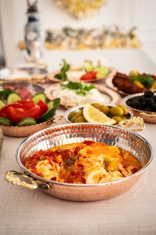 Bakır Tava 3'lü Set Bakır