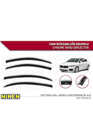 Nıken Egea Kromlu Cam Rüzgarlığı Nıken Egea Kromlu Cam Rüzgarlığı