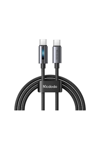 Mcdodo CA-5740 100 W Type-C To Type-C Hızlı Şarj Kablosu 1.2 M Siyah