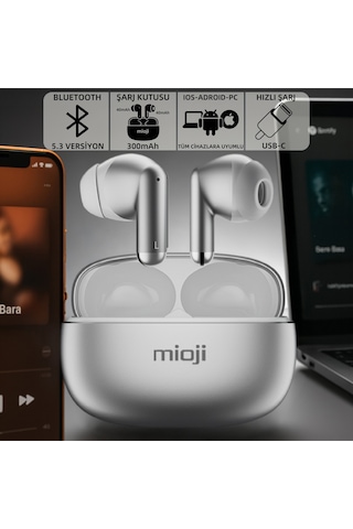Mioji Air Buds 3 Kablosuz Bluetooth 5.3  Kulak İçi Kulaklık