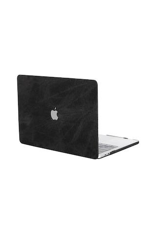 Apple Uyumlu MacBook Air Kılıf 13 İnç Kaplama Fabric01 Kumaş Eski Usb'li Model 2010-2017 A1369 A1466 İle Siyah