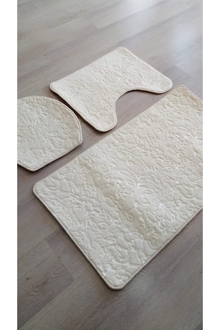 Sarar Halı 3'Lü Kaymaz Taban Klozet Takımı