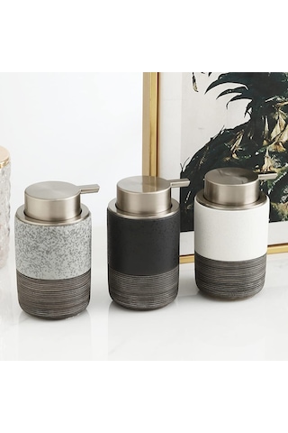 Öpü Dispenseri - El Pompası Dispenseri Zarif Beyaz Harajuku Şeffaf