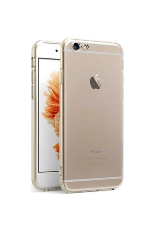 Apple Uyumlu iPhone 6 Kılıf Zore Kamera Korumalı Süper Silikon Kapak Renksiz