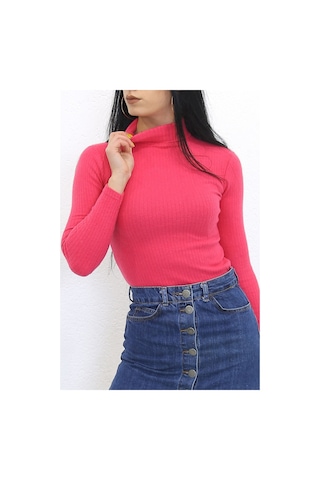 Buyers Butik - Balıkçı Yaka Body Fuşya - 8338.1567. 001