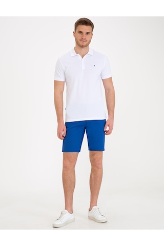 Pierre Cardin Erkek Saks Şort / Bermuda 50233249-vr045 Saks