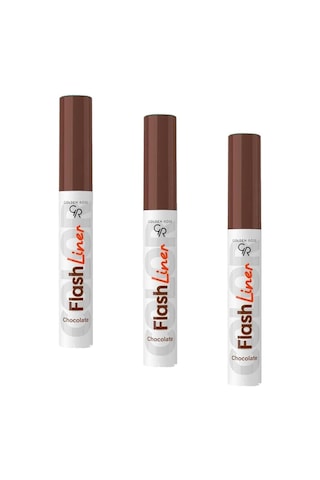 Colored Eyeliner - 111 Chocolate - Renkli Likit Eyeliner 3 Paketi Diğer