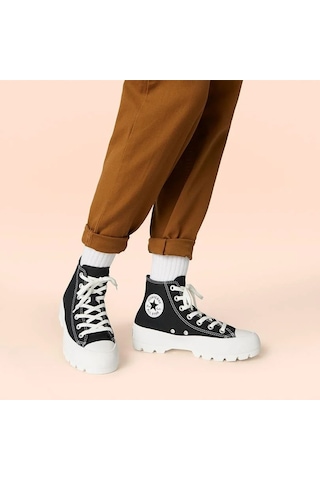 Converse Chuck Taylor All Star Lugged Canvas Kadın Sneaker-siyah Siyah