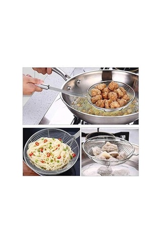 16 Cm Kullanıma Uygun Paslanmaz Çelik Kevgir Diğer
