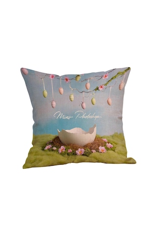 Paskalya Günü Yastık Kılıfı Kanepe Kılıfı Minder Kılıfı Özel 0009 Diğer