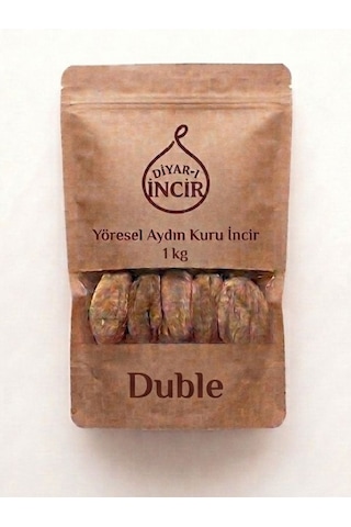 Aydın Dağ İnciri Duble 40 Kalibre 250g - 500g - 1kg - 15kg Seçenekli 1 KG