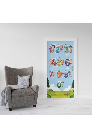 Kapı Giydirme Kapı Sticker Folyosu Rakamlar