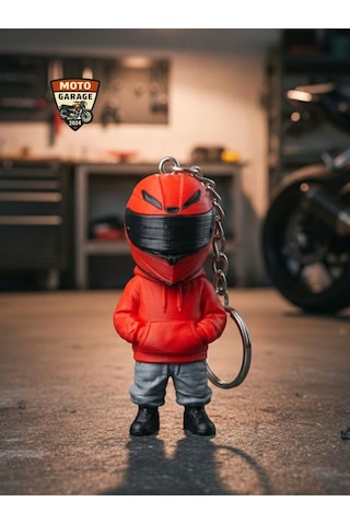 3d Baskı Kırmızı Motosiklet Anahtarlık Motor Aksesuar Motor & Motosiklet Tutkunlarına Özel