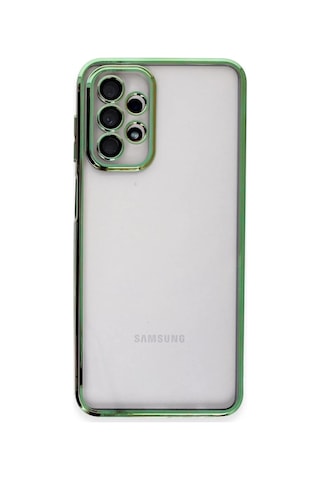 Northcity Samsung Galaxy Uyumlu A23 4g Uyumlu Kılıf Lensli Silikon - Yeşil