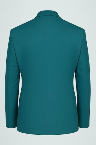 Plus Scorpion Petrol Yeşili Erkek Blazer Ceket Esnek Comfort Kumaş, Slim Fit İtalyan Kesim Tek Düğmeli Model Petrol Yeşili