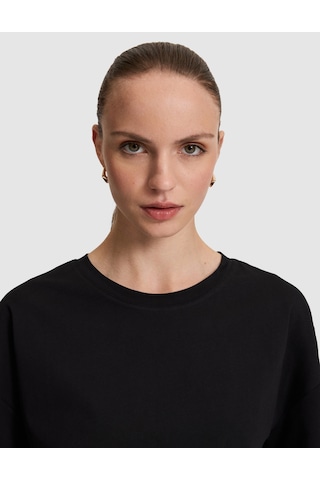 Pierre Cardin Kadın Siyah Tişört 50325455-vr046
