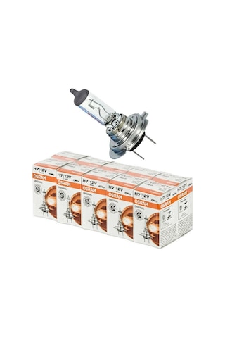 Favoriticaret 12V H7 55W Standart Far Ampulü Alman Malı Osram 64210 (10 Favoriticaret 12V H7 55W Standart Far Ampulü Alman Malı Osram 64210 (10