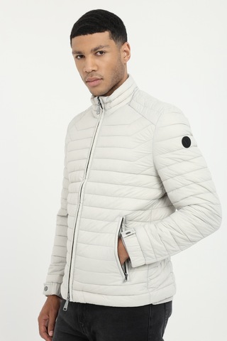 Dufy Erkek Slim Fit Kapüşonlu Taş Mont-25357