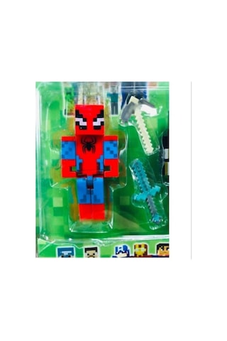 Minecraft Figür Oyuncak Süperman Batman 12 Parça Süpermen Li Maykıraft