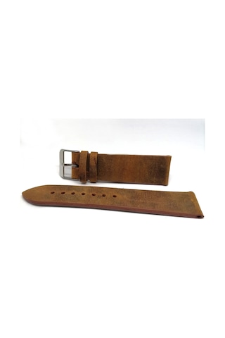 Fosil Uyumlu Hakiki Grizi Deri Saat Kordonu 20 Mm