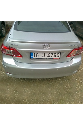 Toyota Corolla Uyumlu Anatomik Spoiler 2007-2012 Arası Aracınızın Rengi