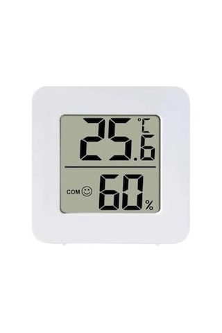 Alkatronik 45mm Mini Nem Sıcaklık Ölçer Hava Durumu Isı Gösterge Dijital Ekran Termometre Ev Oda Ofis Kuluçka