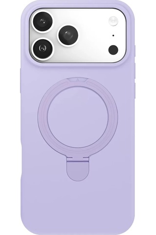 Newface Apple, Uyumlu iPhone 17 Pro Max Regal Magsafe Standlı Kapak - Lila