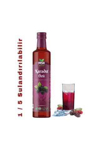Msr Bitkisel Doğal Ürünler Karadut Özü 700 G